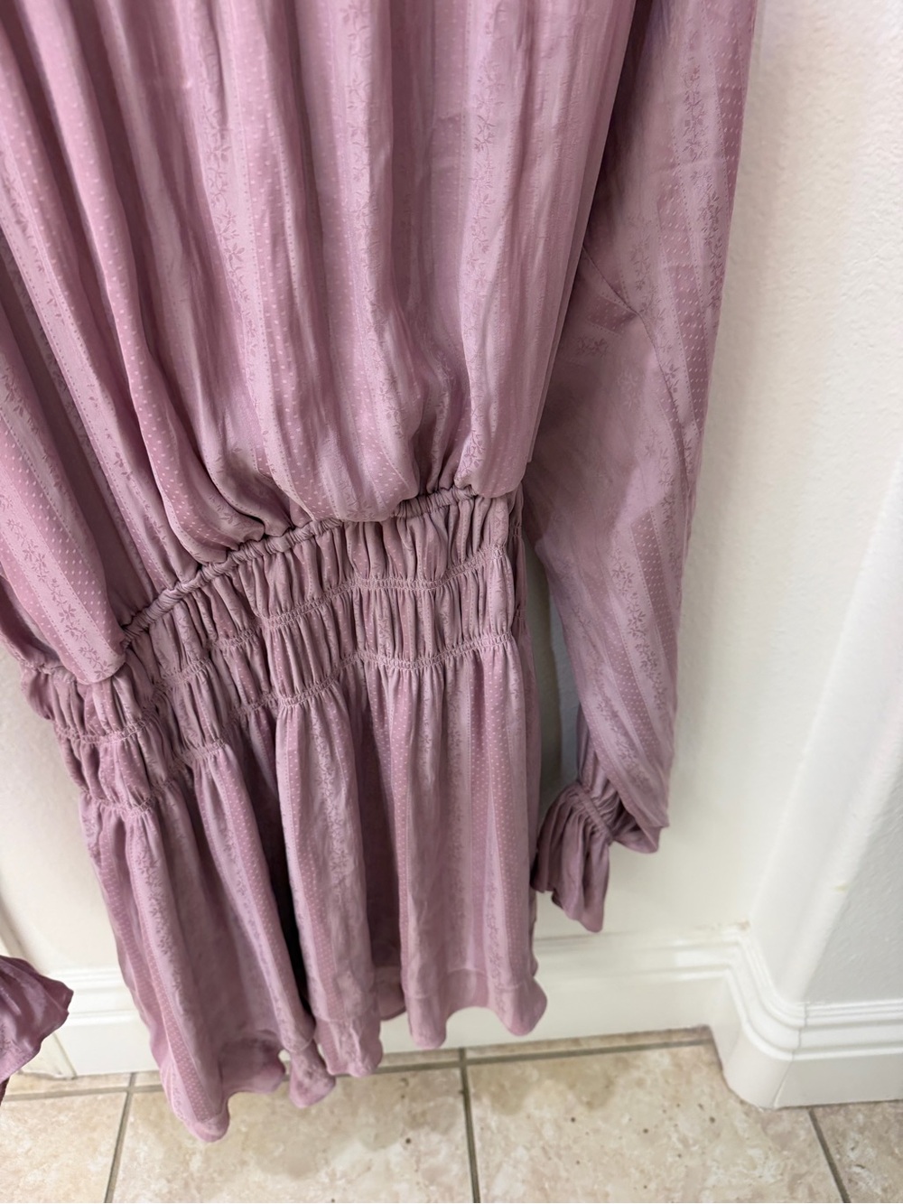 NEW Tularosa Open Back Smocked Dress - Picture 7 of 16